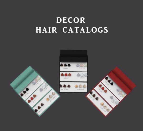  Leo 4 Sims: Hair Catalogs