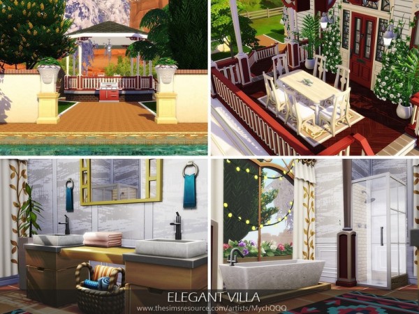  The Sims Resource: Elegant Villa by MychQQQ