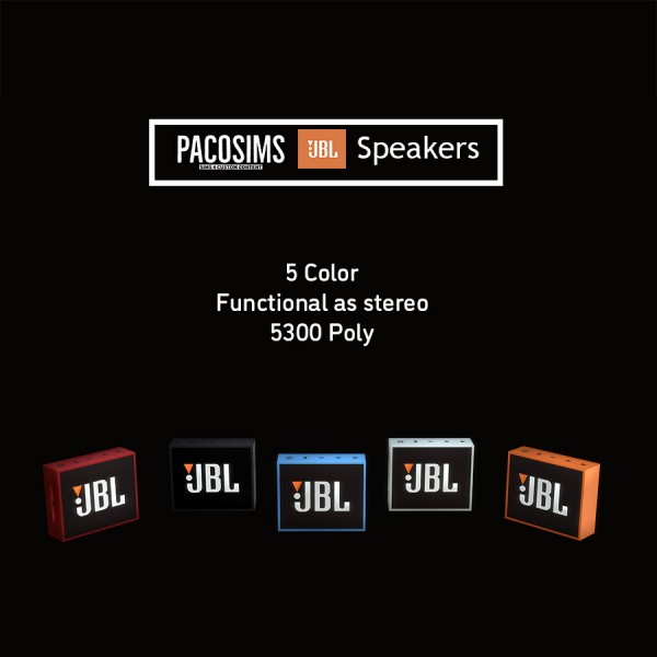  Paco Sims: JBL speakers