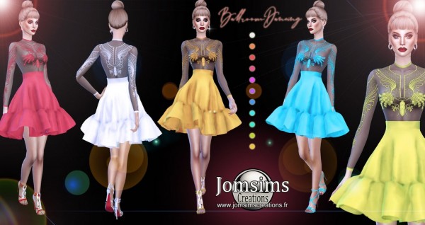  Jom Sims Creations: Ballroom dancing dress