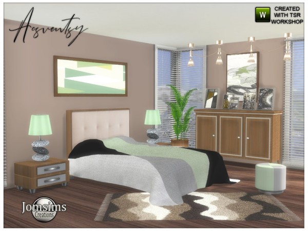  The Sims Resource: Acsventsy bedroom by jomsims