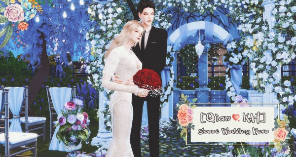  Qian: Sweet Wedding poses
