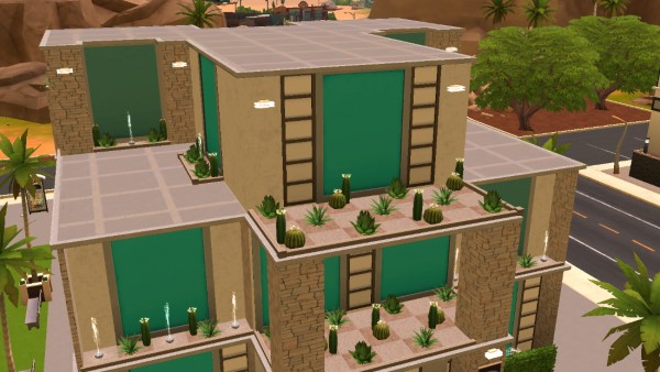  Mod The Sims: Oasis Fitness Center by JudeEmmaNell