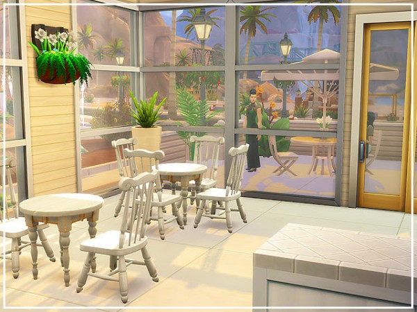  MSQ Sims: Oasis Modern Cafe