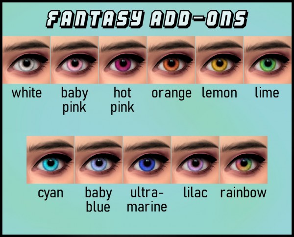  Mod The Sims: Starlet Eyes by copperIIsulfate