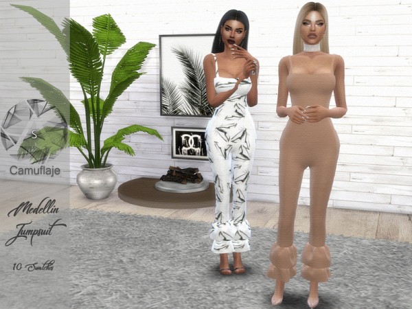  The Sims Resource: Medellin Jumpsuit by Camuflaje