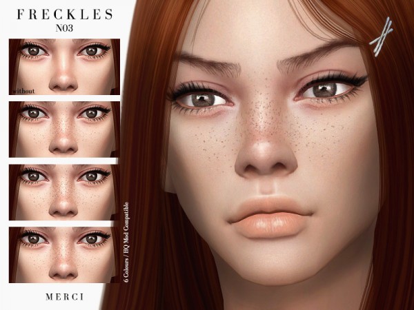  The Sims Resource: Freckles N03 by Merci