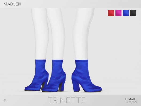 The Sims Resource: Madlen Trinette Boots by MJ95