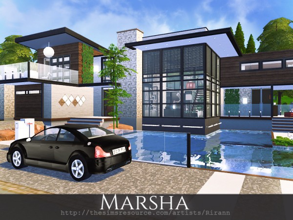  The Sims Resource: Marsha house by Rirann