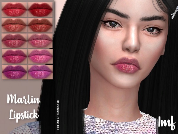  The Sims Resource: Marlin Lipstick N.183 by IzzieMcFire