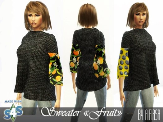  Aifirsa Sims: Sweater Fruit