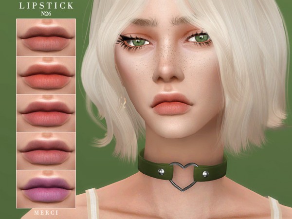  The Sims Resource: Lipstick N26 by Merci