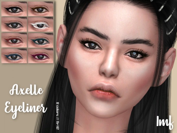  The Sims Resource: Axelle Eyeliner N.42 by IzzieMcFire