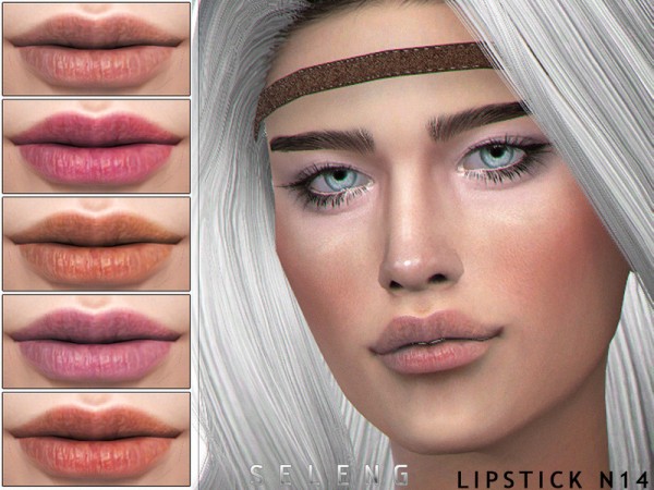  The Sims Resource: Lipstick N14 by Seleng