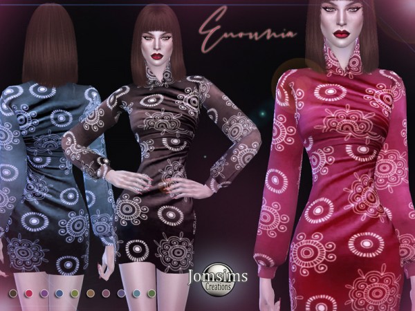  The Sims Resource: Enounia dress by jomsims