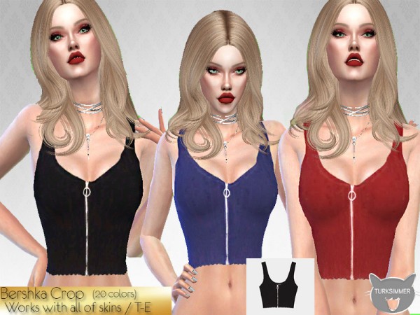  The Sims Resource: Crop Top by turksimmer