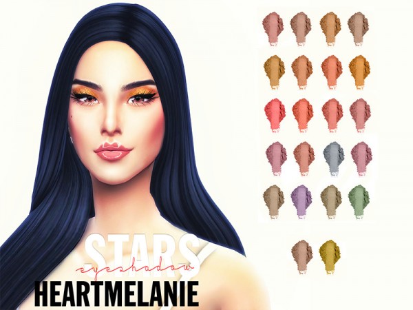  The Sims Resource: Stars EyeShadow by Sims4LifeStories
