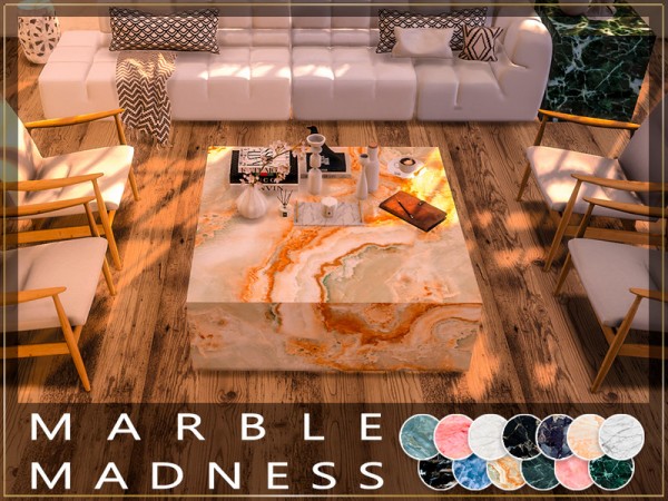 The Sims Resource: Marble Madness Table by Winner9 • Sims 4 Downloads