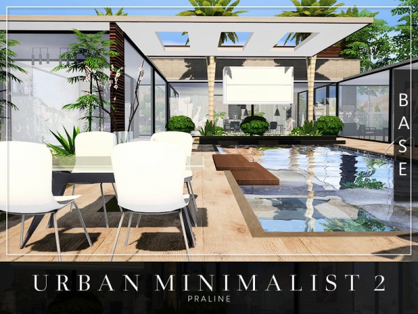  The Sims Resource: Urban Minimalist 2 house by Pralinesims