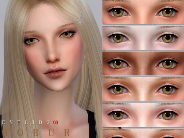  The Sims Resource: Eyelids 03 by Bobur3