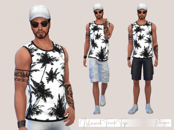  The Sims Resource: Island Tank Top by Paogae