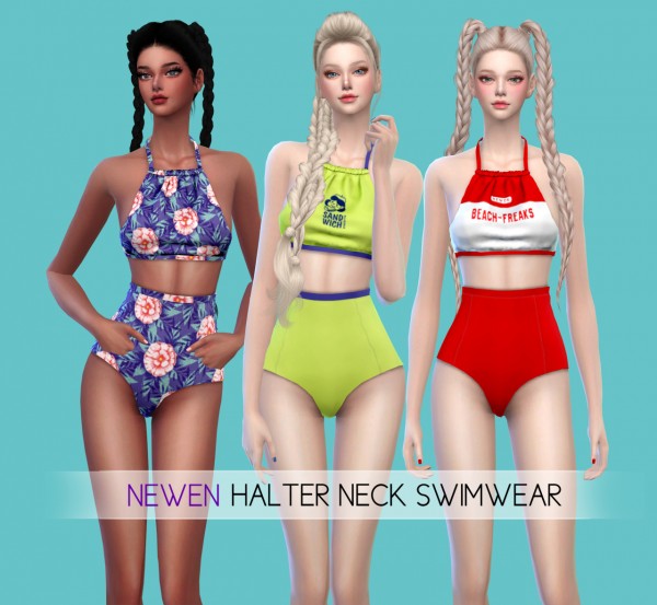 Newen: Halter Neck Swimwear