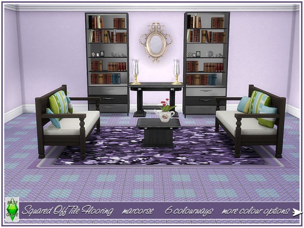 The Sims Resource: Squared Off Tile Flooring  by marcorse