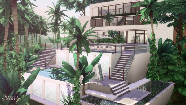 Gravy Sims: Tropical Waterfall House