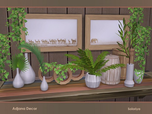  The Sims Resource: Adjana Decor by soloriya