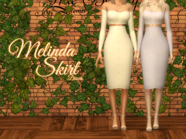  The Sims Resource: Melinda Skirt by Dissia