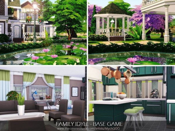  The Sims Resource: Family Idyll House by MychQQQ