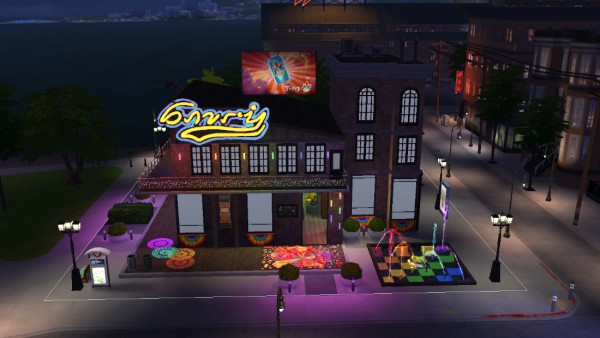  Mod The Sims: Waterside Pride Karaoke Bar by JudeEmmaNell