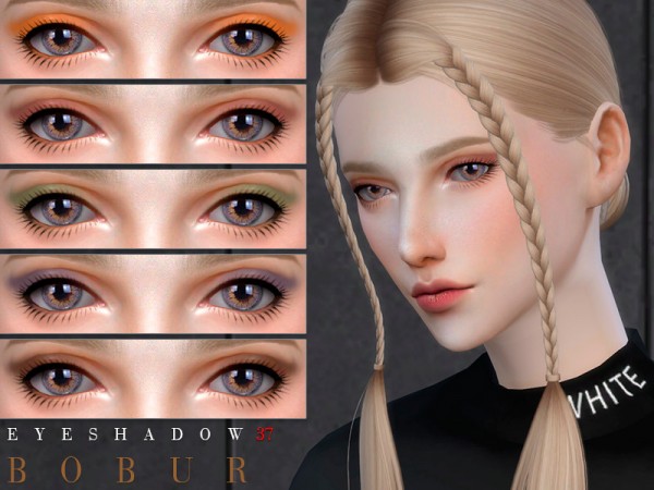  The Sims Resource: Eyeshadow 37 by Bobur