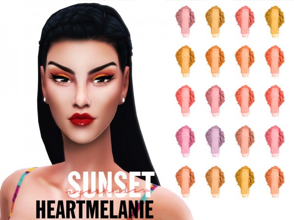 The Sims Resource: Sunset   EyeShadow by Sims4LifeStories