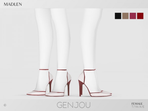  The Sims Resource: Madlen Genjou Shoes by MJ95