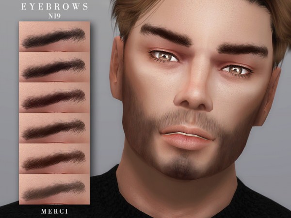 The Sims Resource: Eyebrows N19  by Merci