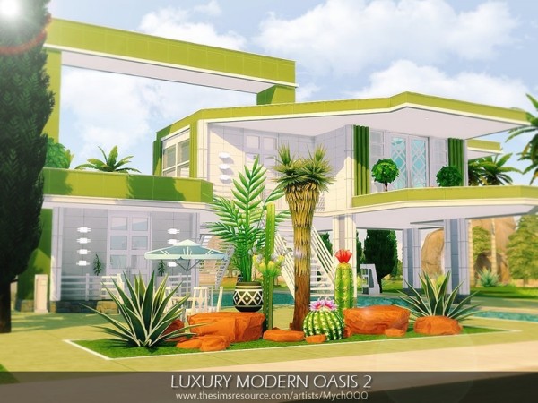  The Sims Resource: Luxury Modern Oasis 2 by MychQQQ