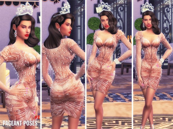  The Sims Resource: Pageant Poses 2 by Sims4LifeStories
