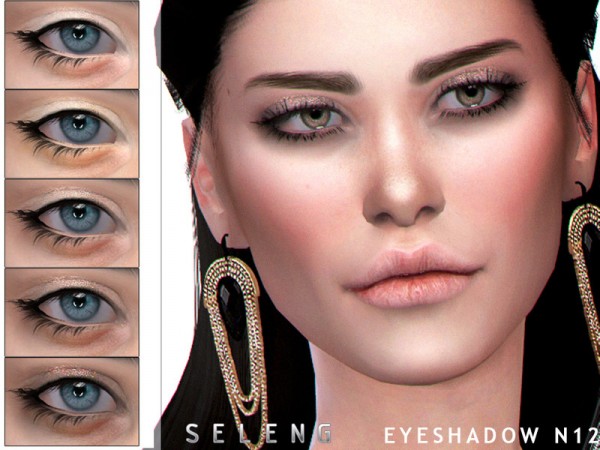  The Sims Resource: Eyeshadow N12 by Seleng
