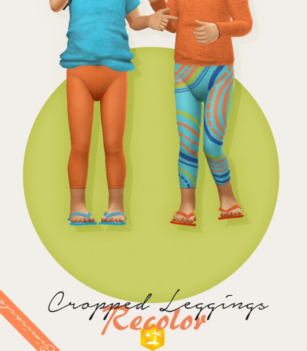  Simiracle: Cropped Leggings   Recolored