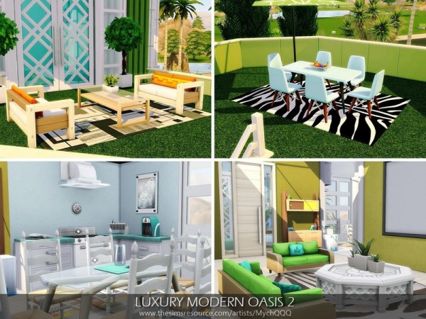  The Sims Resource: Luxury Modern Oasis 2 by MychQQQ