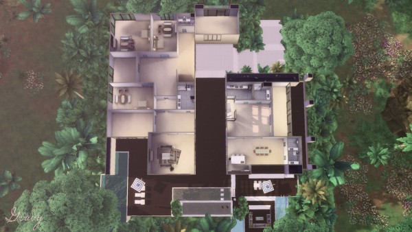  Gravy Sims: Modern Jungle Mansion
