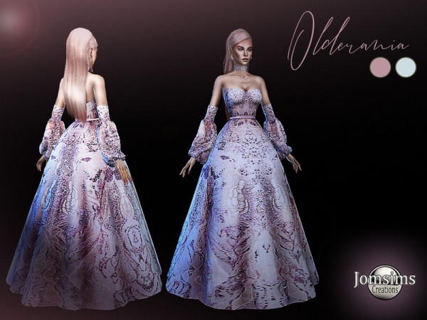  The Sims Resource: Olderania dress by jomsims