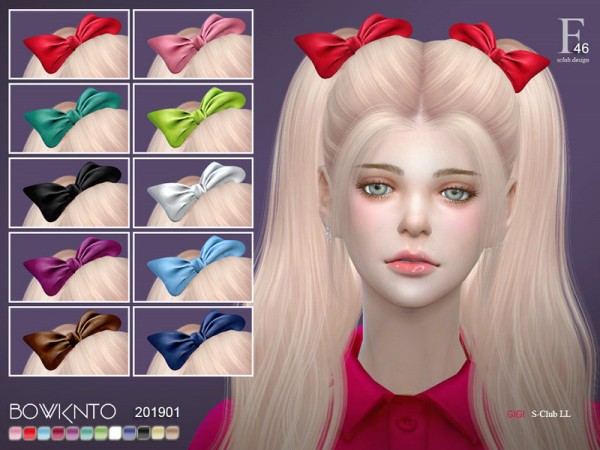  The Sims Resource: Bowknot 201901  by S Club
