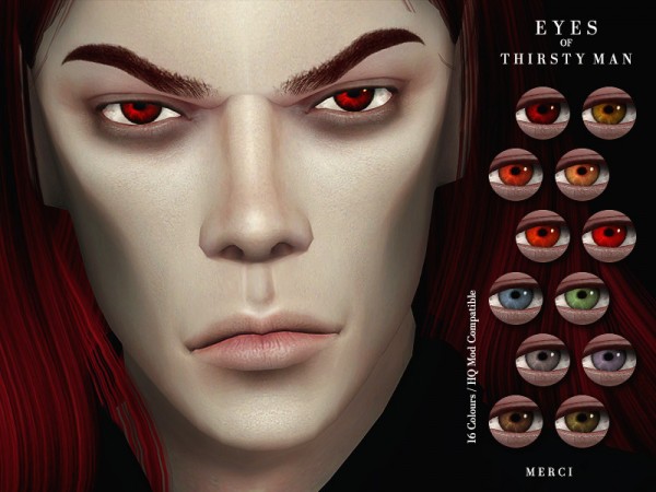  The Sims Resource: Eyes of Thirsty Man by Merci