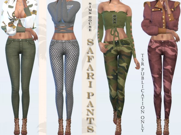  The Sims Resource: Safari pants by Sims House