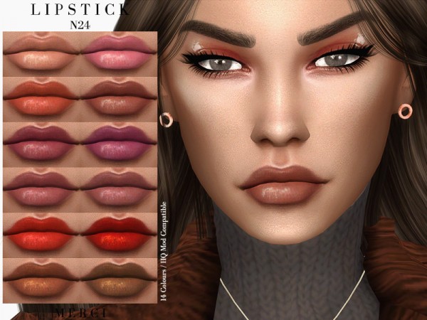  The Sims Resource: Lipstick N24 by Merci