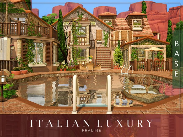  The Sims Resource: Italian Luxury House by Praline Sims