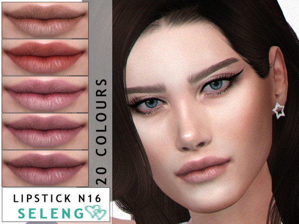  The Sims Resource: Lipstick N16 by Seleng