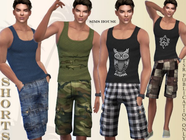  The Sims Resource: Safari shorts by Sims House